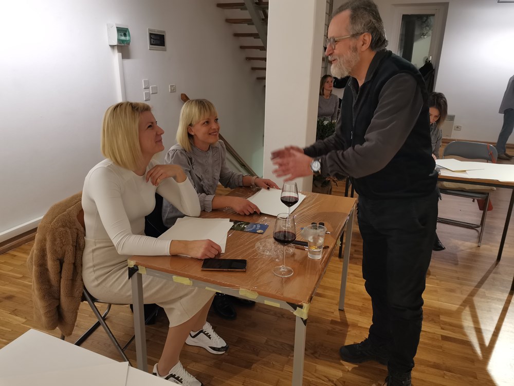 Art & Wine u Gradskoj galeriji Labin (Snimio Branko Biočić)