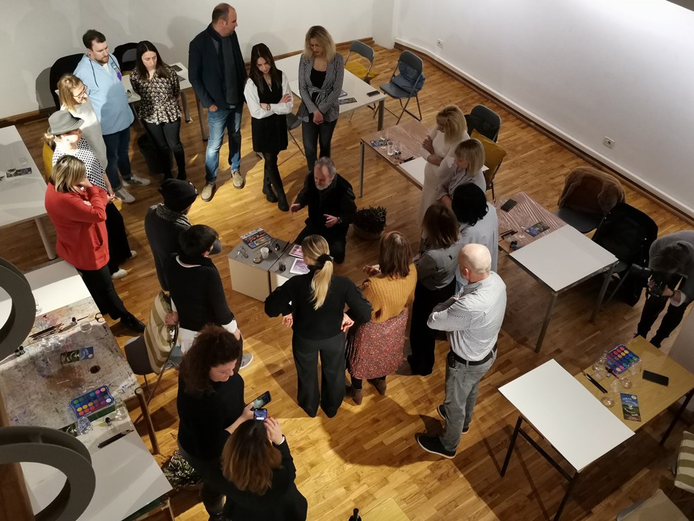 Art & Wine u Gradskoj galeriji Labin (Snimio Branko Biočić)