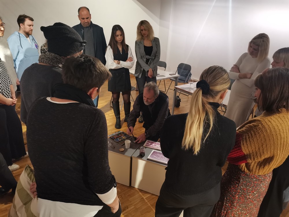 Art & Wine u Gradskoj galeriji Labin (Snimio Branko Biočić)