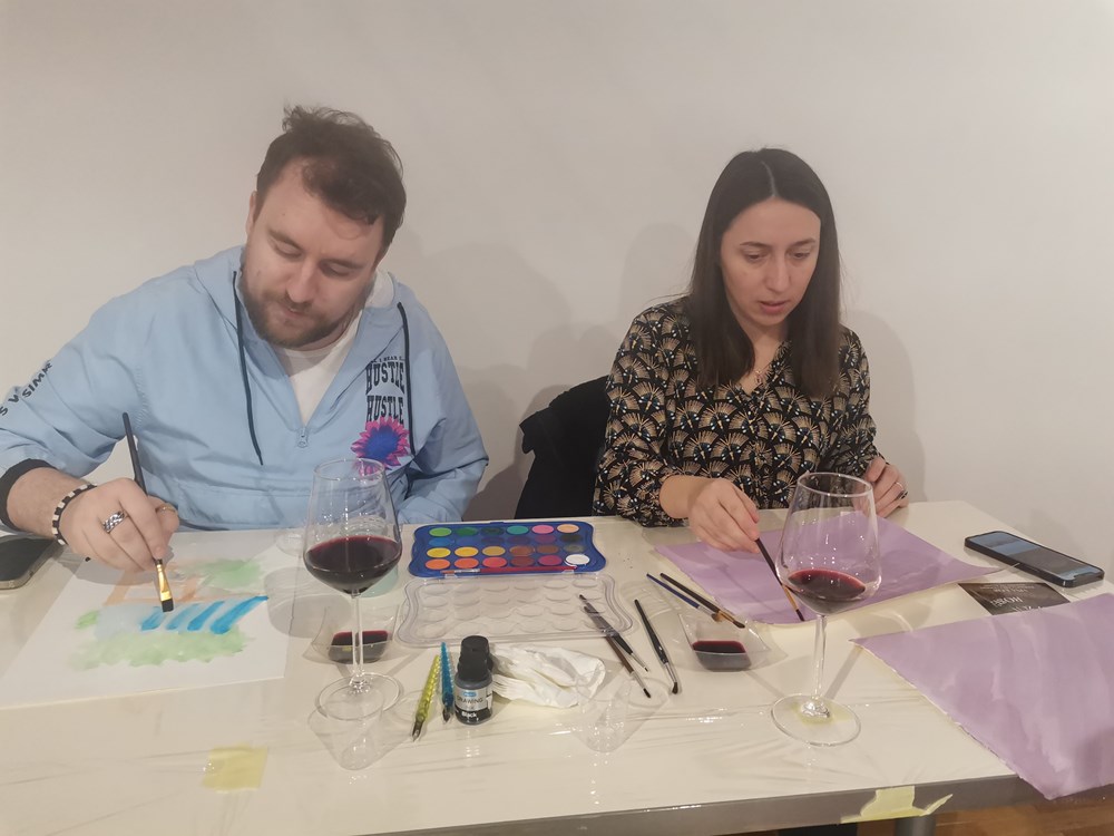 Art & Wine u Gradskoj galeriji Labin (Snimio Branko Biočić)