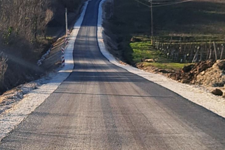 Završeno asfaltiranje i posljednje dionice od 350 metara ceste od Kršina do Bracanije
