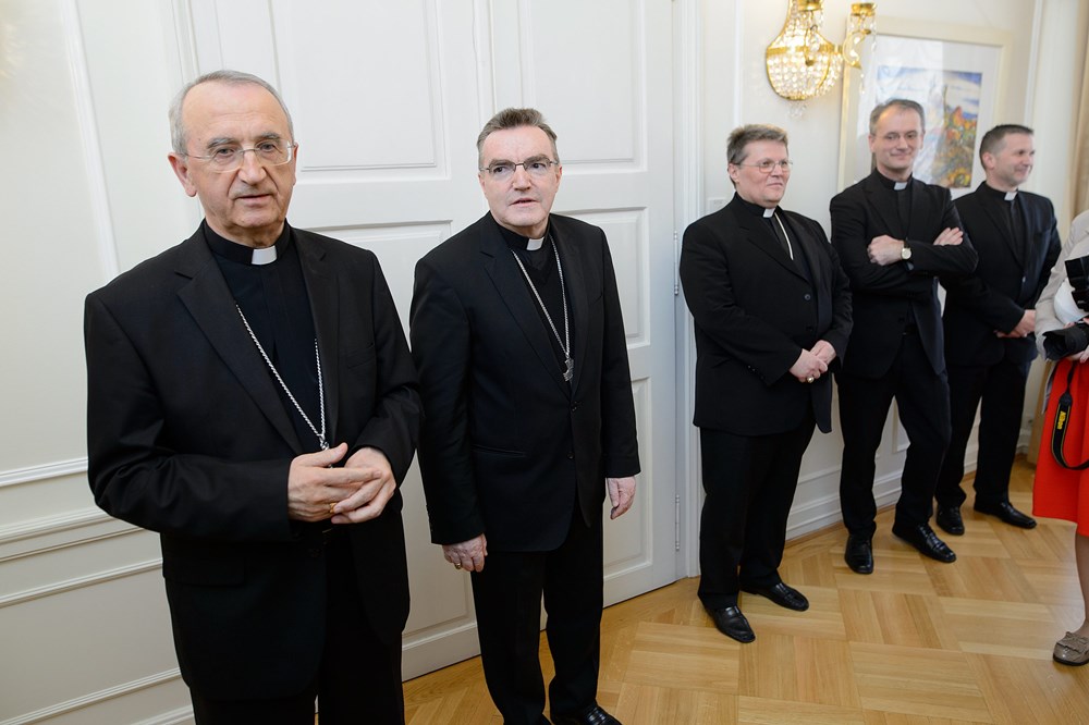 Želimir Puljić, Josip Bozanić, Đuro Hranić, Dražen Kutleša i Enco Rodins (Snimio Goran Mehkek/Cropix)