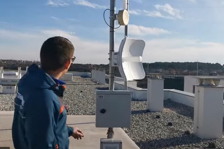 Mjerna postaja Istrameta za kontrolu zraka u Puli