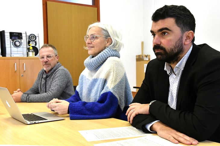 Noel Mirković, Dušica Radojčić i Slaven Boljun iz Možemo! (snimio Milivoj MIJOŠEK)