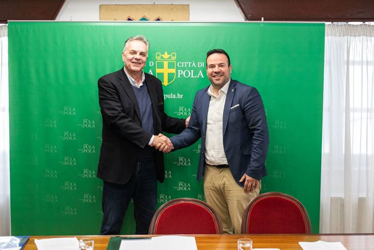 S potpisivanja ugovora -  Dragan Hristov i Filip Zoričić 
