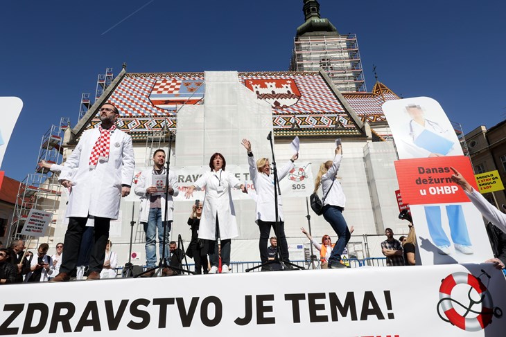 Zdravstvo je tema! (foto: Edvard Šušak / HINA)