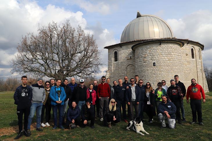 Sudionici Messier maratona (Foto: Hrvatsko astronomsko društvo)
