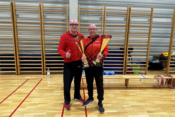 PUNE RUKE PEHARA - Trener Planet Sporta Edi Višković i predsjednik HKBS-a Tomislav Bilandžić