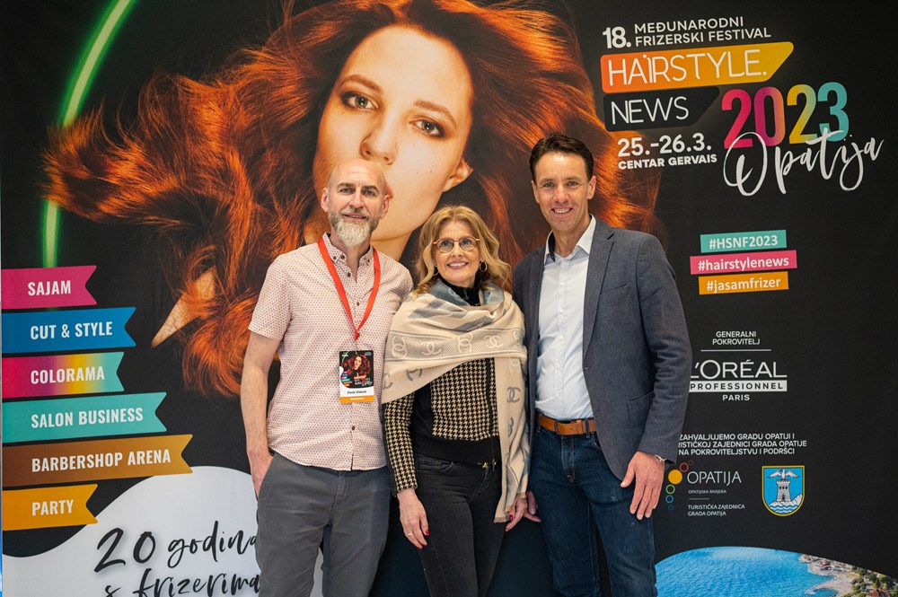 Denis Vidović direktor Festivala, Suzi Petričić, direktorica TZ grada Opatije, Fernando Kirigin gradonačelnik Opatije