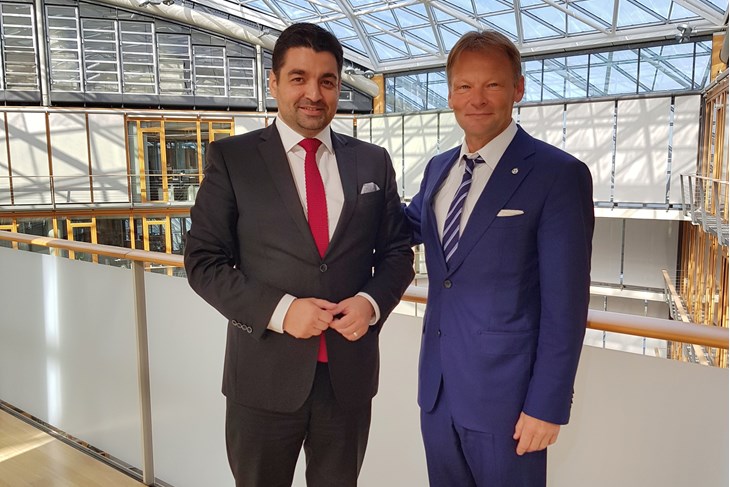 Marino Franinović i posebni savjetnik premijera Gruzije za izravna strana ulaganja Vazil Hudak u Londonu