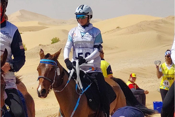 Barbara Šošić i grlo Siglavy Riziko u Arabiji 