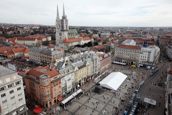 Panorama grada Zagreba (foto: Dragan Matic / CROPIX)