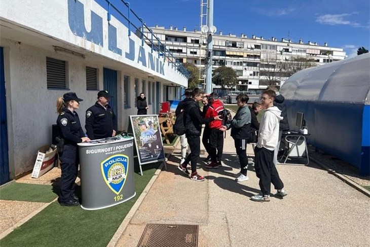 Policija promovira kampanju na sportskim natjecanjima (PU istarska)