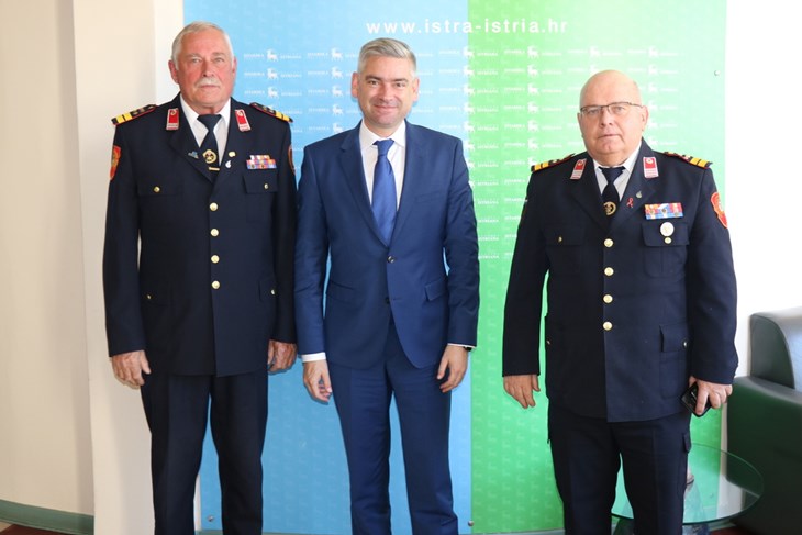 Klaudio Karlović, Boris Miletić, Dino Kozlevac (foto: Istarska županija)
