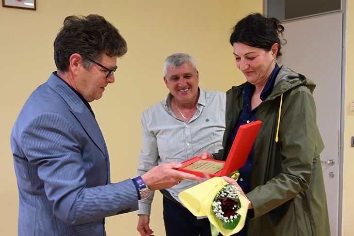 ZAHVALNICE NAJZASLUŽNIJIMA - Ivica Bolković, Ivan Đukić i Suzana Vračar Travica (Snimio Danilo Memedović)