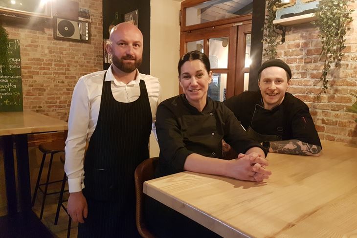 U Puli kuhale zvijezde Masterchefa Maja Šabić i Tihomir Krklec (snimio Duško MARUŠIĆ ČIČI)
