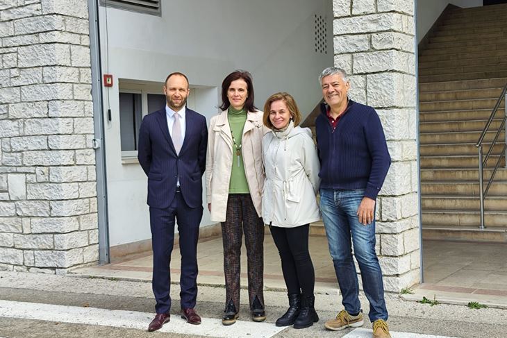 Predstavnici hotela i škola: Marko Bačić, Irena Penko, Dolores Mihelić Malbašić, Milivoj Gospić 