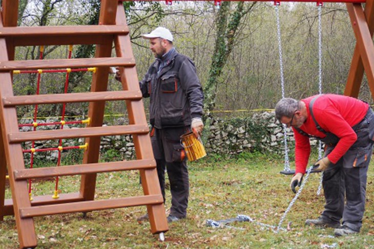 Cukrici opremanje multisenzornog parka (foto: USIZ)