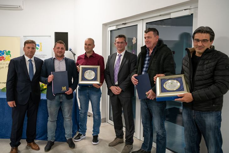 Predstavnicima nogometnih klubova dodijeljena je nagrada Općine Marčana za 2023. godinu