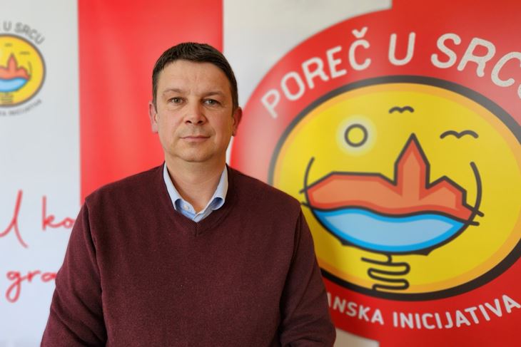 Dalibor Jukopila, osnivač građanske inicijative "Poreč u srcu"