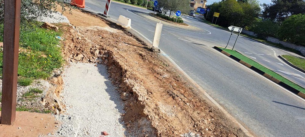 Gradnja biciklističke staze 