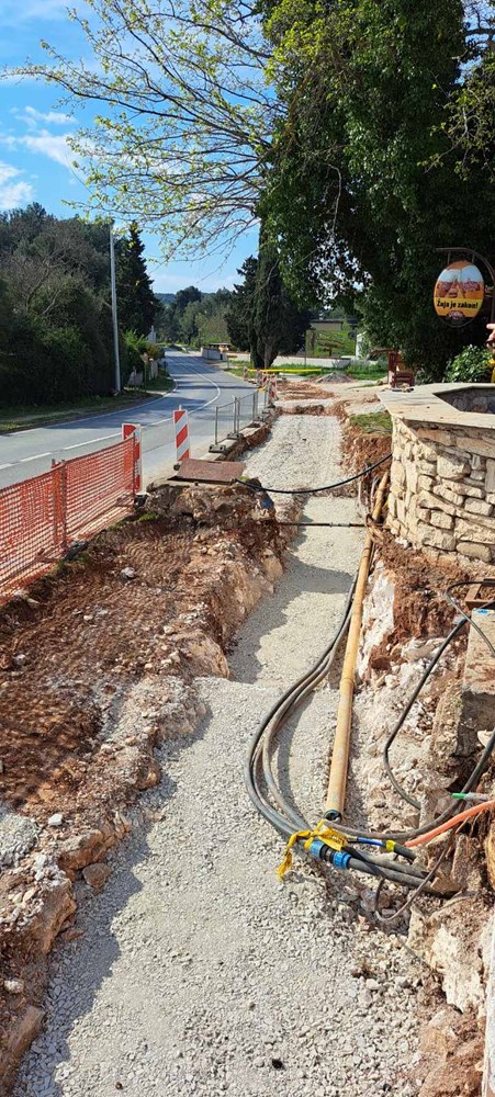 Gradnja biciklističke staze 