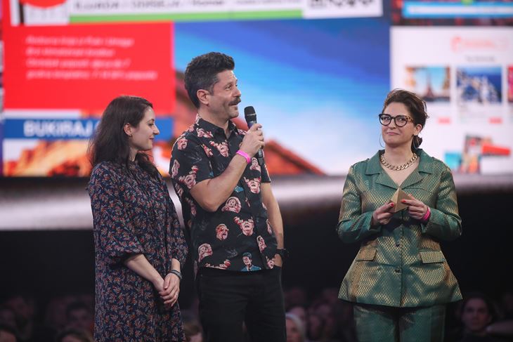 Sondini kreativci na dodjeli nagrada na rovinjskim Danima komunikacija (foto:Emica Elveđi/PIXSELL)