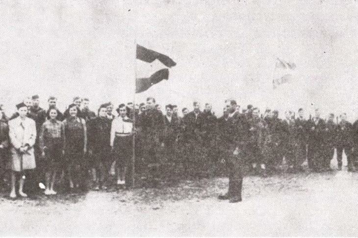 Partizani pred ulazak u Poreč