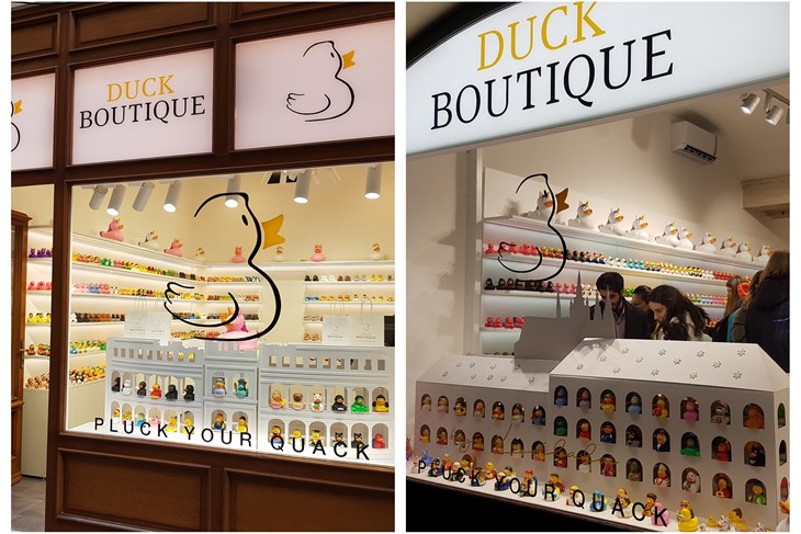 Duck boutique u Puli i Duck boutique u Pragu