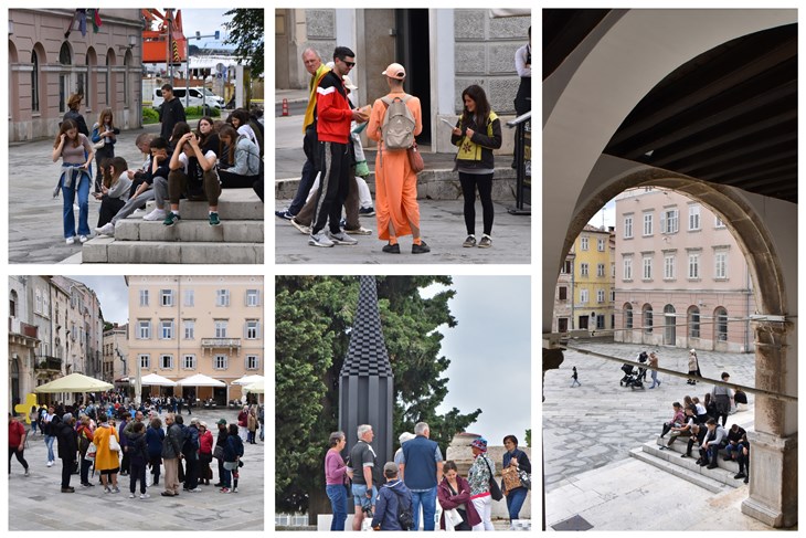 Turisti u Puli (snimio Duško MARUŠIĆ ČIČI)