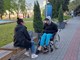 Ranjenik ispred lavovske bolnice (Snimio Dragan Nikolić)