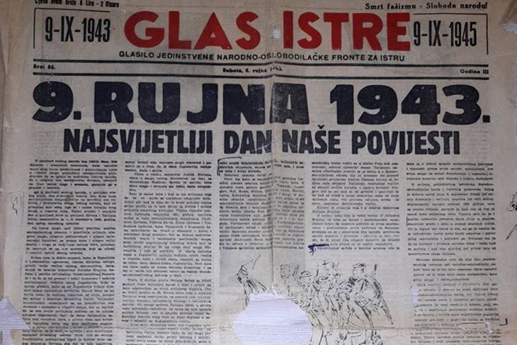 Ratni Glas Istre tiskan je u štampariji "Pobjeda" koju je Prop-odjel Oblasnog NOO-a za Istru smjestio u Benašima, na Kastavštini, u kući Berta Lučića