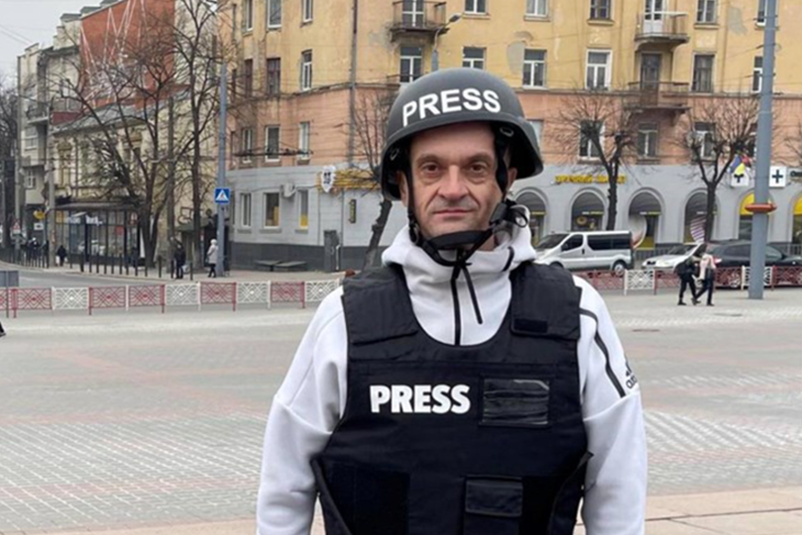 Denis Ivančić početkom rata u Ukrajini
