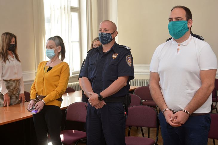 Optuženici početkom lipnja 2021. godine (snimio Danilo MEMEDOVIĆ)