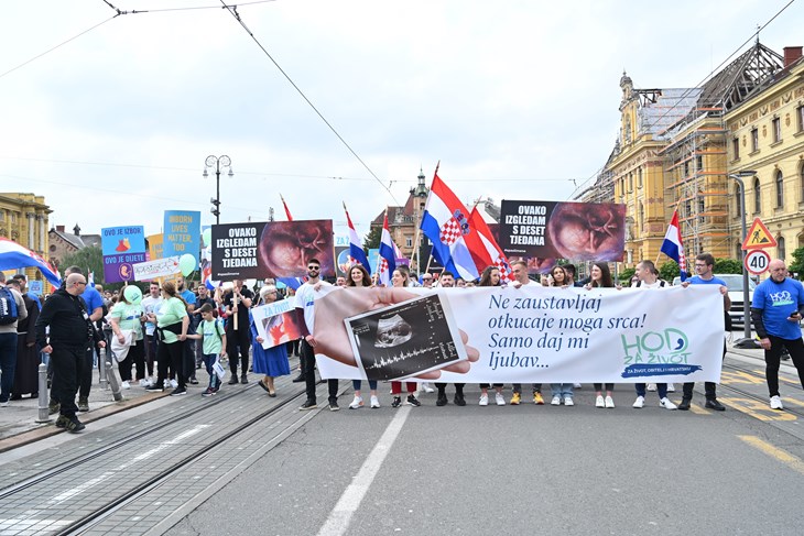 "Hod za život" u Zagrebu (foto: Vanesa Pandžić / Cropix)