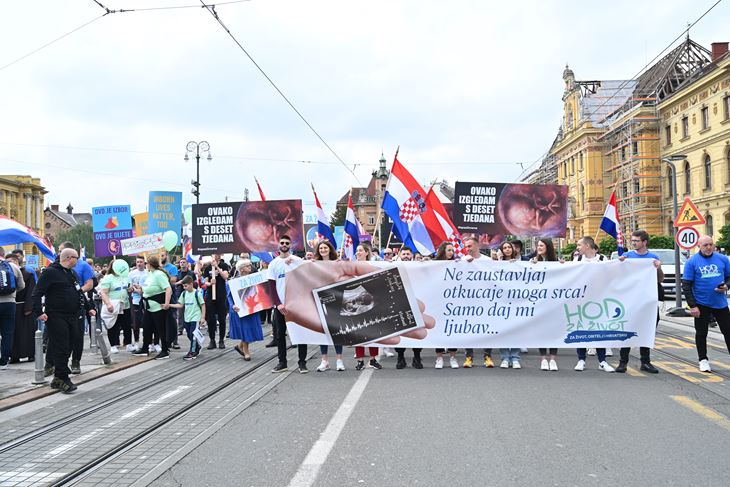 "Hod za život" u Zagrebu (foto: Vanesa Pandžić / Cropix)