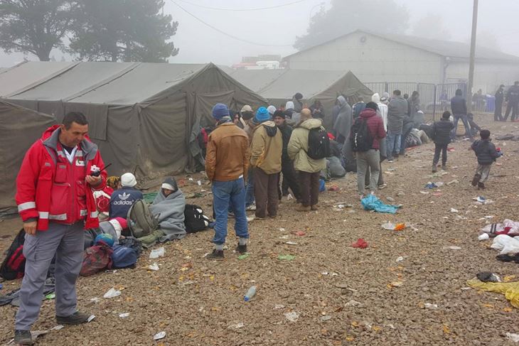 Grga s migrantima u Opatovcu