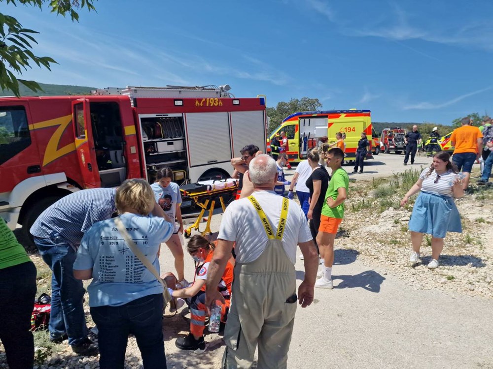 Prometna nesreća u Prtlogu (Nastavni zavod za hitnu medicinu Istarske županije)