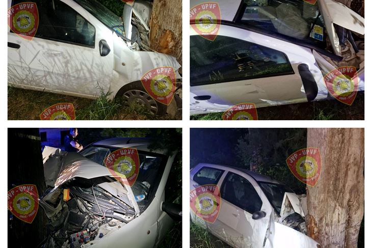 Prometna nesreća kod Grožnjana (foto: JVP Umag)