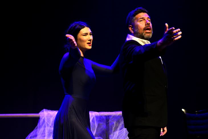 Iz predstave "Carlotta Grisi od Vižinade do vječnosti" (snimio Dejan ŠTIFANIĆ)