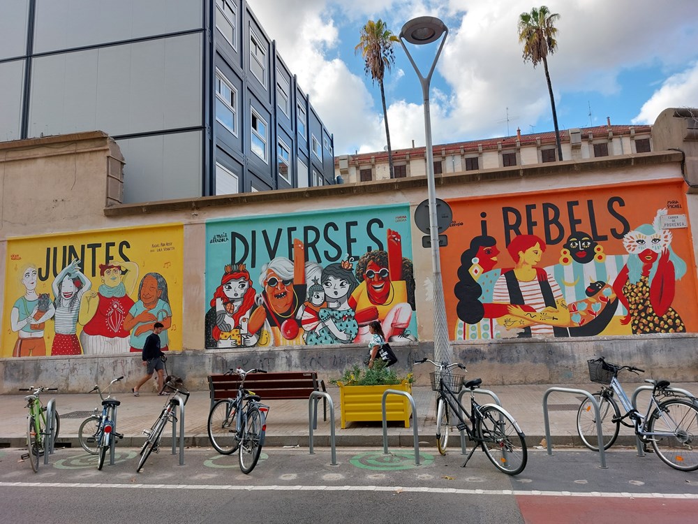 Mural u katalonskoj prijestolnici