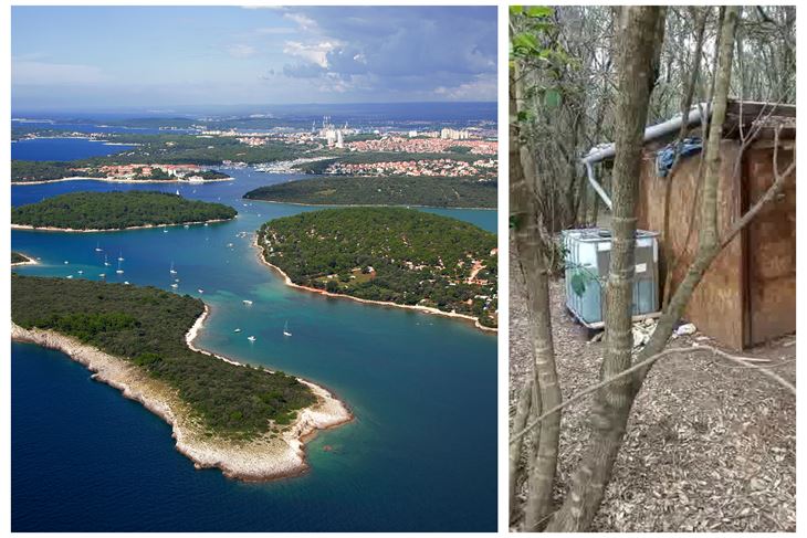 Frašker i obližnji Fraškerić su privatni otoci / Bespravna baraka na Fraškeru