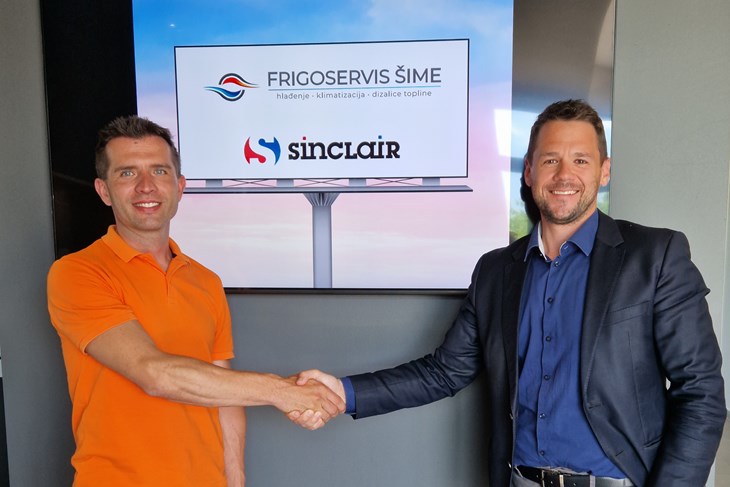 Direktor Frigoservisa Šime Ivan Mofardin i izvršni direktor Sinclaira Duško Banjeglav