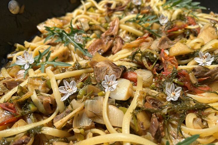 Linguini "alla orto del fra Diavolo"
