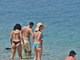 Prvi kupači na pulskim plažama (snimio Duško MARUŠIĆ ČIČI)
