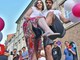 Pobjednica Iryna Kirina iz Ukrajine u društvu jedinog muškog natjecatelja (Snimio Duško Marušić Čiči)