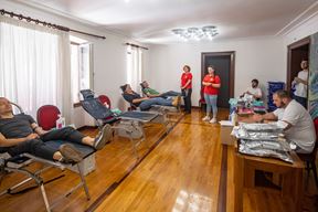 Darivanje krvi u pulskoj Komunalnoj palači (foto: Grad Pula)