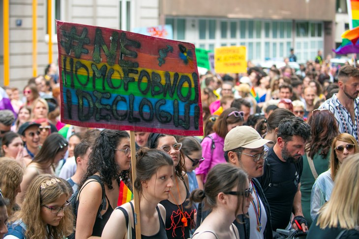 Dvadeset i druga Povorka ponosa LGBTIQ zajednice, osoba i duginih obitelji pod sloganom "Zajedno za trans prava" (foto Ivana Nobilo / CROPIX)