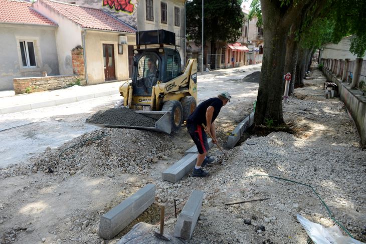 Radovi u Mutilskoj ulici (snimio Dejan ŠTIFANIĆ)