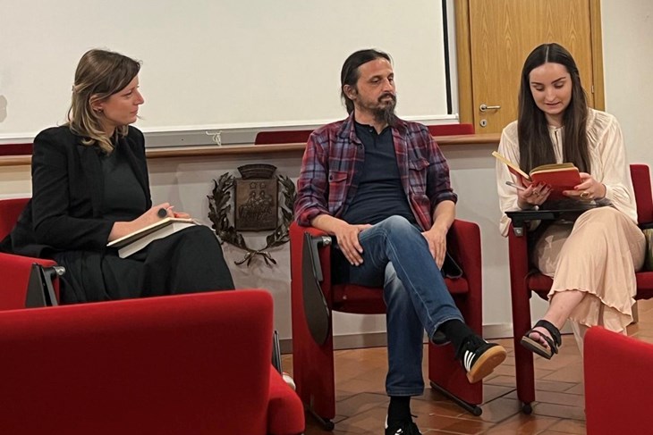 Amir Alagić, predstavljanje talijanskog prijevoda knjige "Stogodišnje djetinjstvo" odnosno "Un'infanzia lunga cent'anni" u Vicenzi